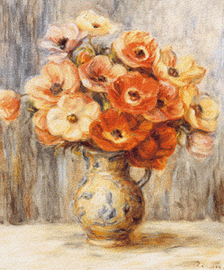 Pierre-Auguste Renoir - Vase D'an�mones