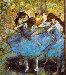Edgar Degas - Danseuses Bleues
