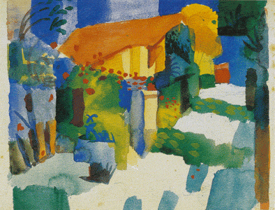 August Macke - la Maison dans le Jardin