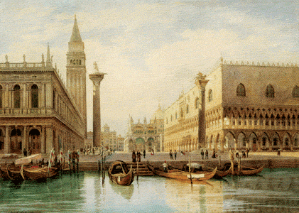 Salomon Corrodi - Place Saint-Marc � Venise