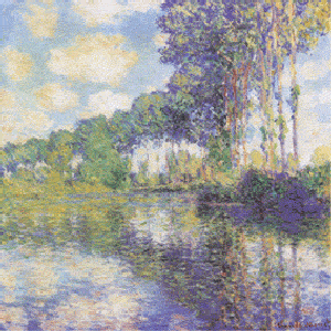 Claude Monet - Les Peupliers au Bord de l'Epte