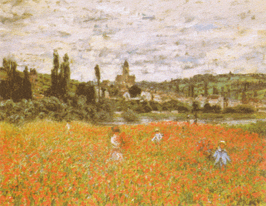Claude Monet - Champs de Coquelicots