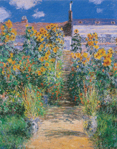 Claude Monet - Jardin � Vetheuil