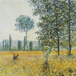 Claude Monet - Le Bateau � Giverny