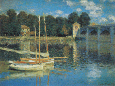 Claude Monet - Le Pont d'Argenteuil
