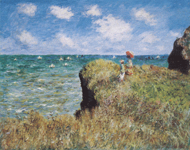 Claude Monet - Clift Walk at Pouille