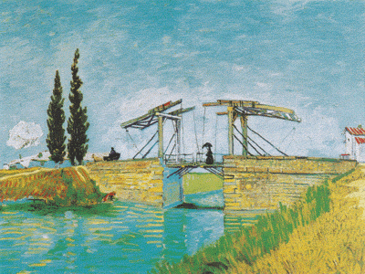 Vincent Van Gogh - Le Pont de Langlois